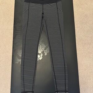 Striped Black and White Leggings